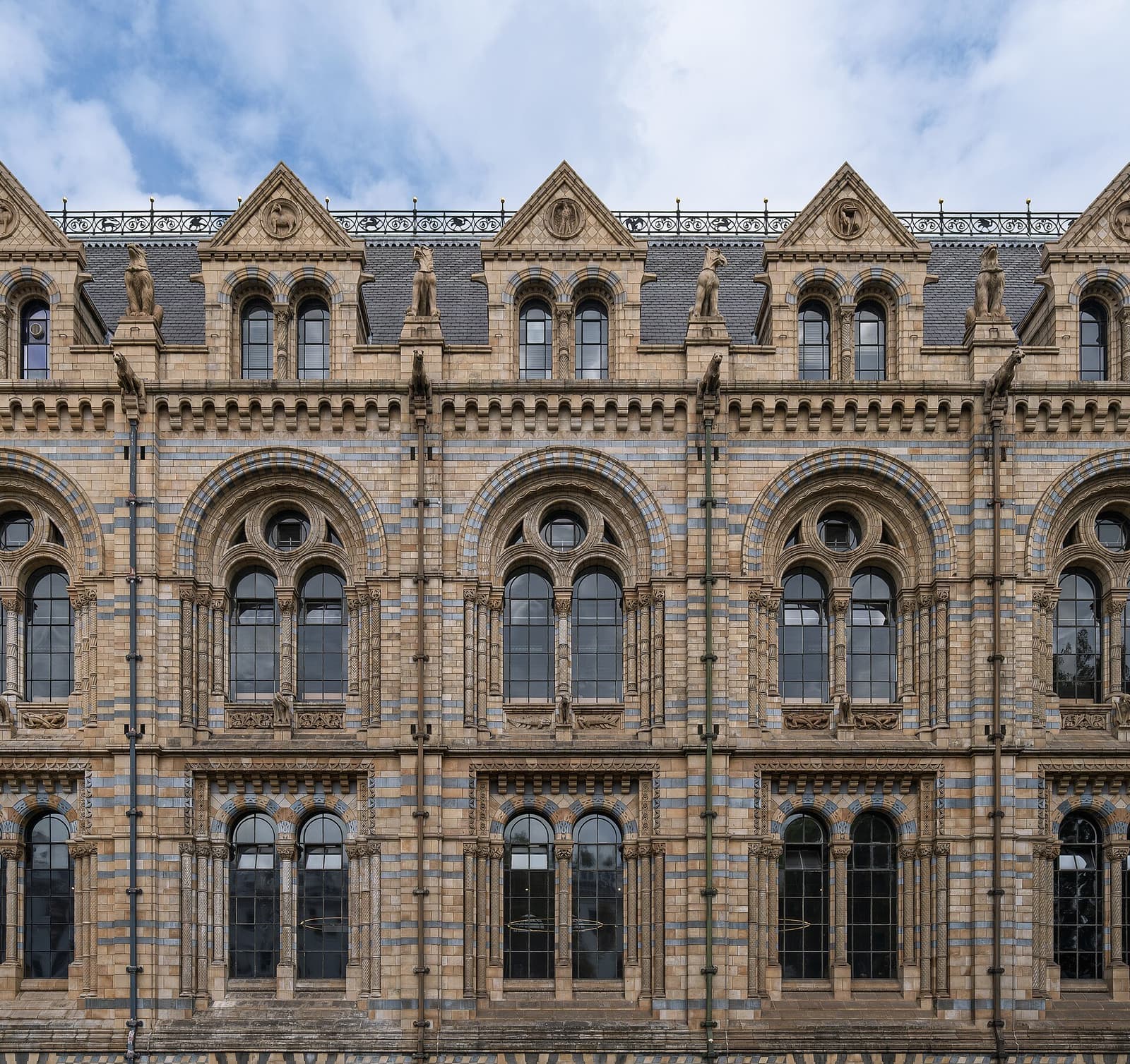 The south facade of the Natural History Museum